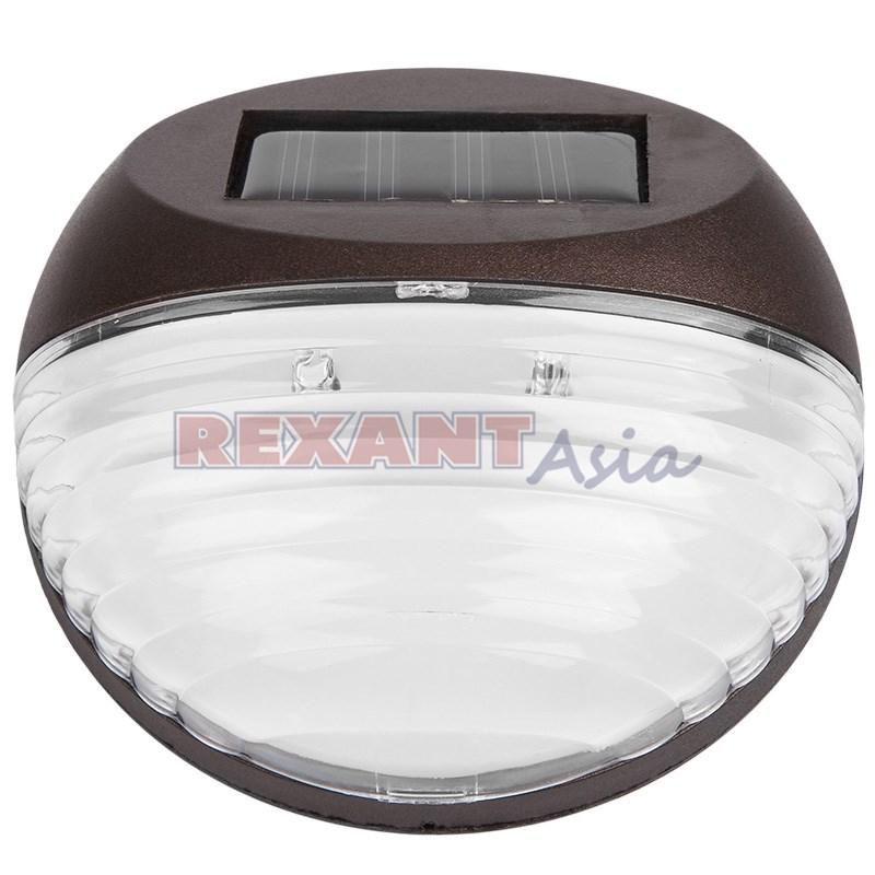Светильник светодиодный, настенный на солнечной батарее (SLC-60) Rexant (602-214)