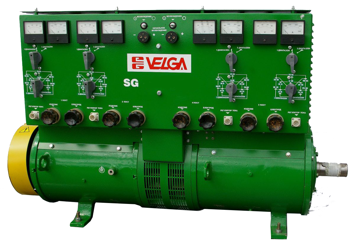 Многопостовый сварочный генератор SG-2×250/5.5