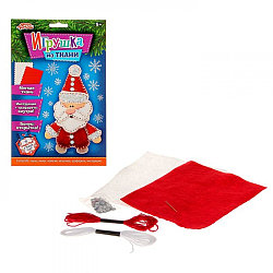 Набор для творчества "Подвесная ёлочная игрушка из фетра: Дед Мороз"
