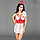 Костюм медсестры (платье на молнии с кружевом, ободок, стетоскоп), фото 2