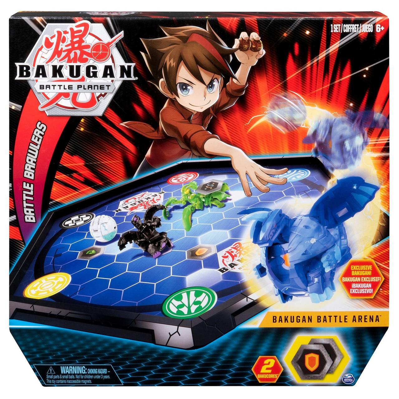 Bakugan Игровой набор Бакуган с ареной и фигуркой-трансформером Аквос Драгоноид