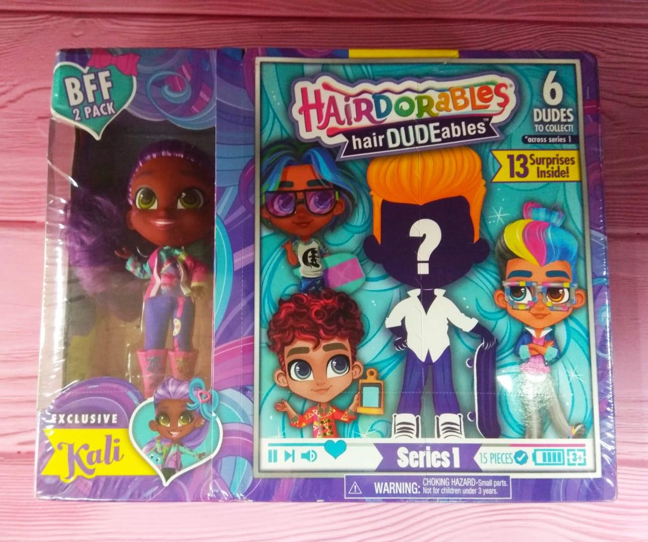 Hairdorables hairDUDEables Kali BFF 2-Pack