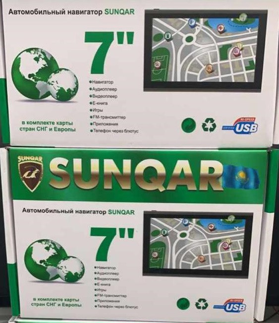 GPS навигационная система Sunqar 7"