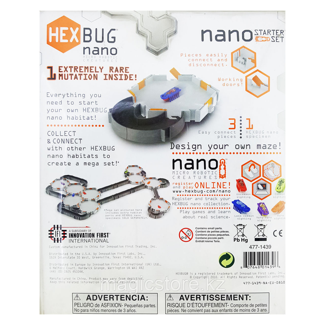HexBug Nano Habitat Starter Pack Игровой набор Трасса + 1 Нано Жук - фото 3 - id-p51628210