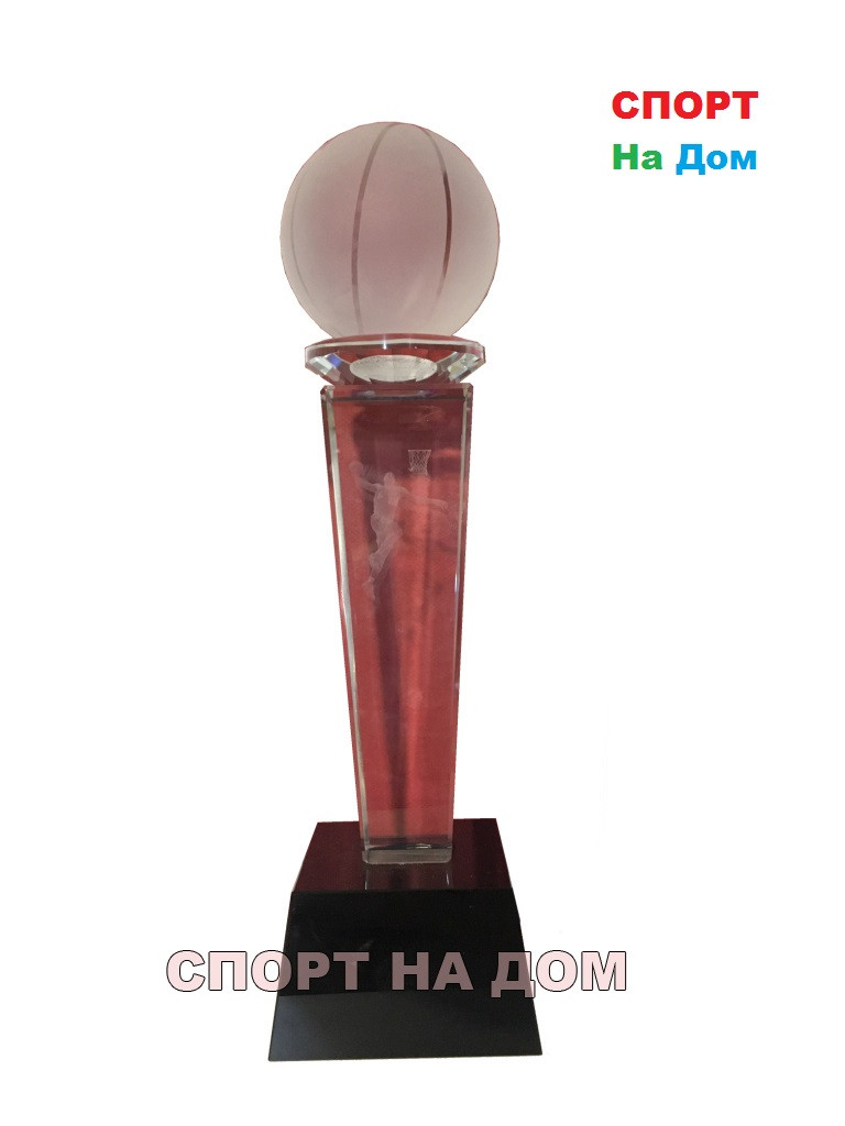 Кубок стекло с 3 D голограммой "Лучшему баскетболисту" 1 место