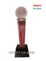 Кубок стекло с 3D голограммой "Лучшему баскетболисту" 2 место