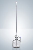 Автоматическая бюретка Пеллета Hirschmann 25 : 0,05 мл, класс B, светлое стекло, синяя градуировка, PTFE кран