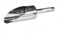 Совок Bochem фармацевтический с ручкой, длина 220 мм, ширина 50 мм, нержавеющая сталь