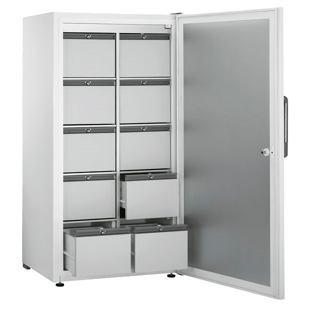 Холодильник лабораторный Kirsch GEM-432/10, 430 л, от 2°C до 12°C, многопользовательский, 10 запирающихся ящиков - фото 1 - id-p68735795