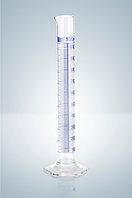 Цилиндр мерный Hirschmann 50 : 1,0 мл класс А, синяя градуировка, с линией Шеллбаха