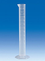 Цилиндр мерный VITLAB, 1000 мл, класс B, высокий, рельефная шкала, PP