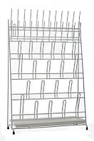 Штатив Bochem для сушки, 44 стержня, длина 420 мм, ширина 160 мм, высота 610 мм, полиамидное покрытие