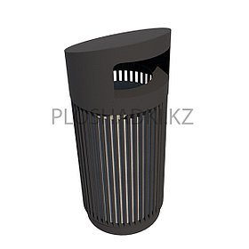 Урна металлическая черная