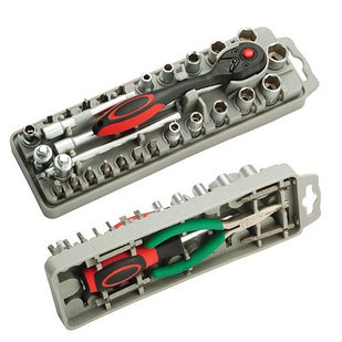 Pro'sKit SD-2308M бит және розетка жинағы бар ысырмасы бар бұрағыш