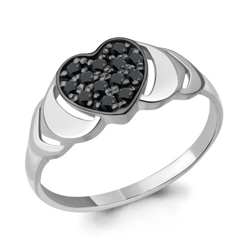 Серебряное кольцо с нанокристаллом синт. Aquamarine 68521Ч
