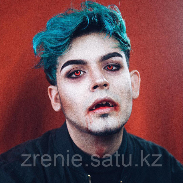 Карнавальные линзы Magic eye модель Red manson