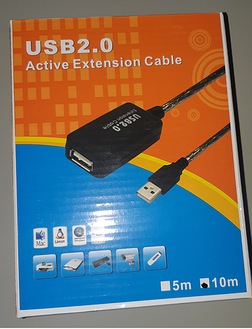 Active Extension Cable (Активный кабель) USB 2.0 Male to Female 10 m., фото 2