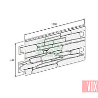 Фасадная панель VOX Solid Stone Calabria (глиняный камень), фото 3