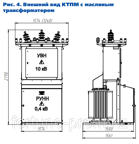 КТПМ-ВК-250/10/0,4 УХЛ1, комплектно с трансформатором ТМГ-250 - фото 2 - id-p68815722