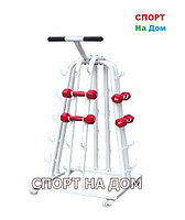 Стойка для гантели на колесах Amazing АМА 9937С