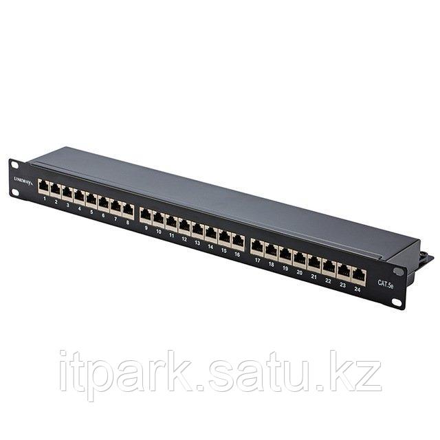 Патч-панель на 24 порта cat5e,1U*19 экранированная - фото 1 - id-p68856146