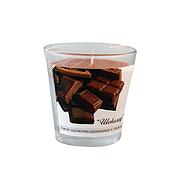 Свеча ароматизированная в стакане Шоколад h65мм d65мм