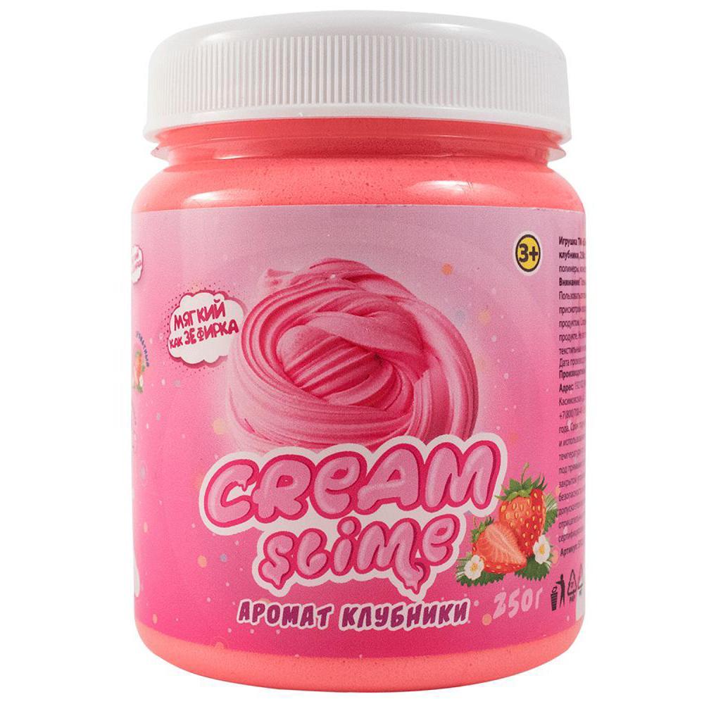 Игрушка Лизун "Cream Слайм" Аромат Клубники, 250 гр.