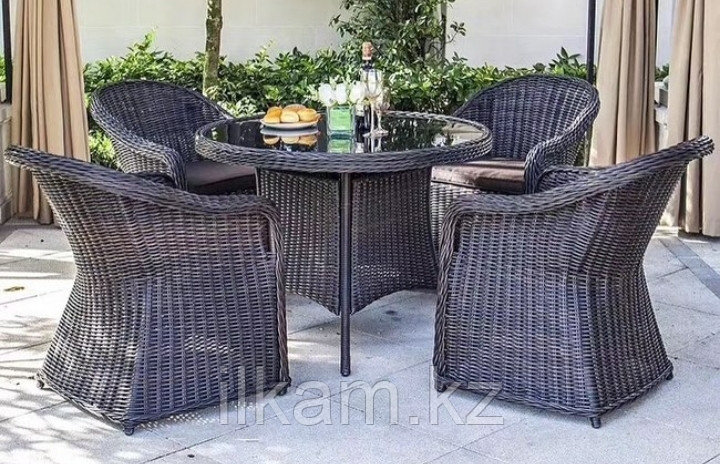 Стол и кресла из искусственного ротанга, фото 2