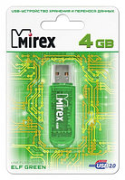 USB флэш-накопитель Mirex ELF GREEN 4GB (ecopack)