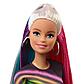 Кукла Barbie с радужной мерцающей прической FXN96, фото 3