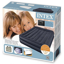 Надувная кровать Intex 66702/64124 (Габариты: 203 х 152 х 42 см) с насосом, фото 3