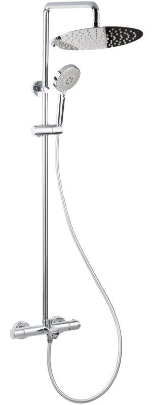 BRAVAT WATERFALL Душ колонна с термо смесителем для ванны F639114C-A5-RUS - фото 1 - id-p68901359