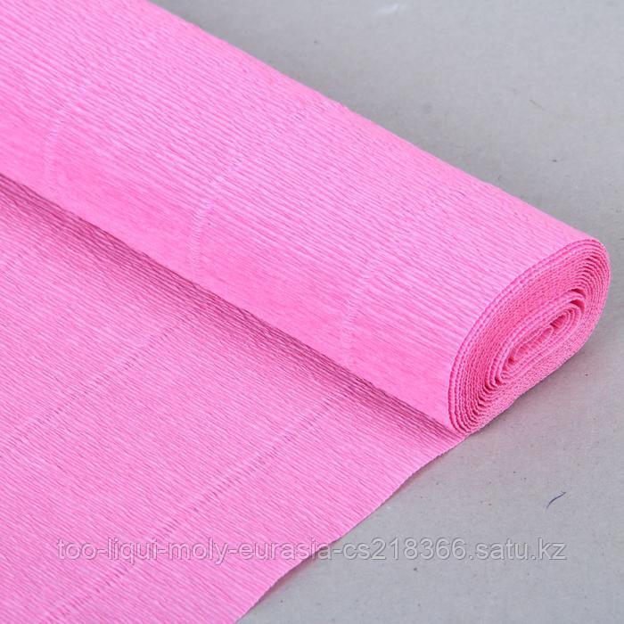 Бумага гофрированная, 554 "Детский розовый", 0,5 х 2,5 м