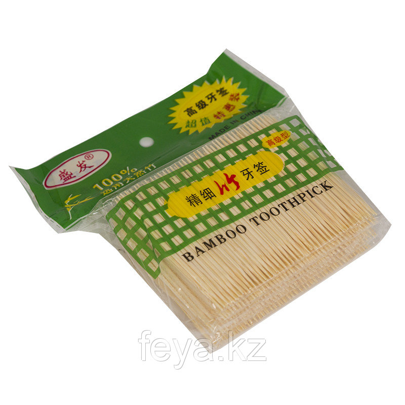 Зубочистки бамбуковые запаска 200 шт