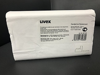 Салфетки uvex для станции (700 шт. в упаковке, Z-сложение).