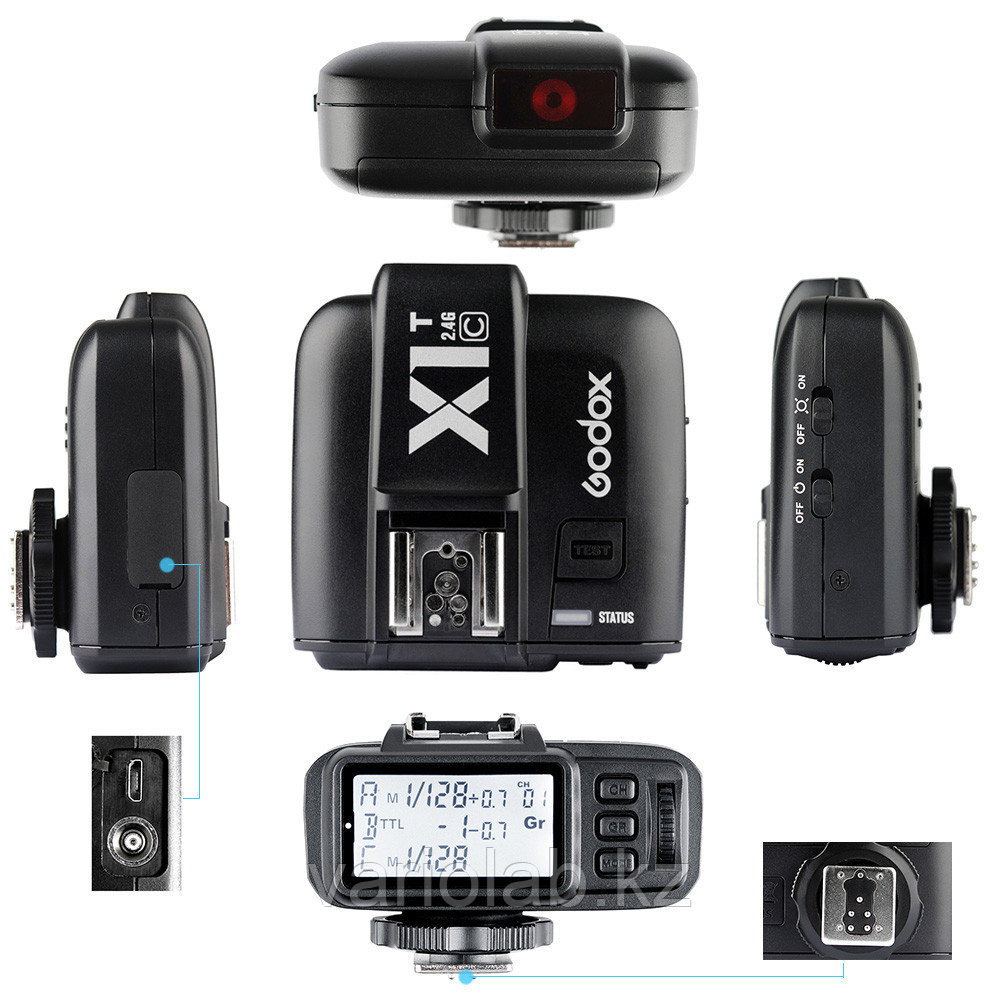 Радиосинхронизатор Godox X1T-F TTL для FujiFilm - фото 2 - id-p68917823