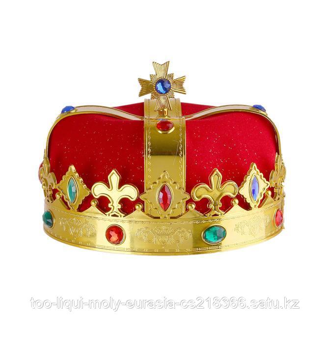 Корона "Король", цвет красный - фото 1 - id-p68902661