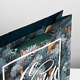 Пакет ламинированный вертикальный «Новогодняя пора», L 31 × 40 × 9 см, фото 3