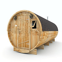 Баня-бочка 6м из алтайского кедра