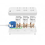 Удлинитель c Wifi с подсчетом затраченной энергии Xiaomi Mi Smart Power Strip. Оригинал. Арт.4917, фото 3