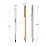 Гелевая ручка в серебристом корпусе Xiaomi Mi Gel Pen Metal, Silver, черная паста. Оригинал. Арт.5480, фото 4