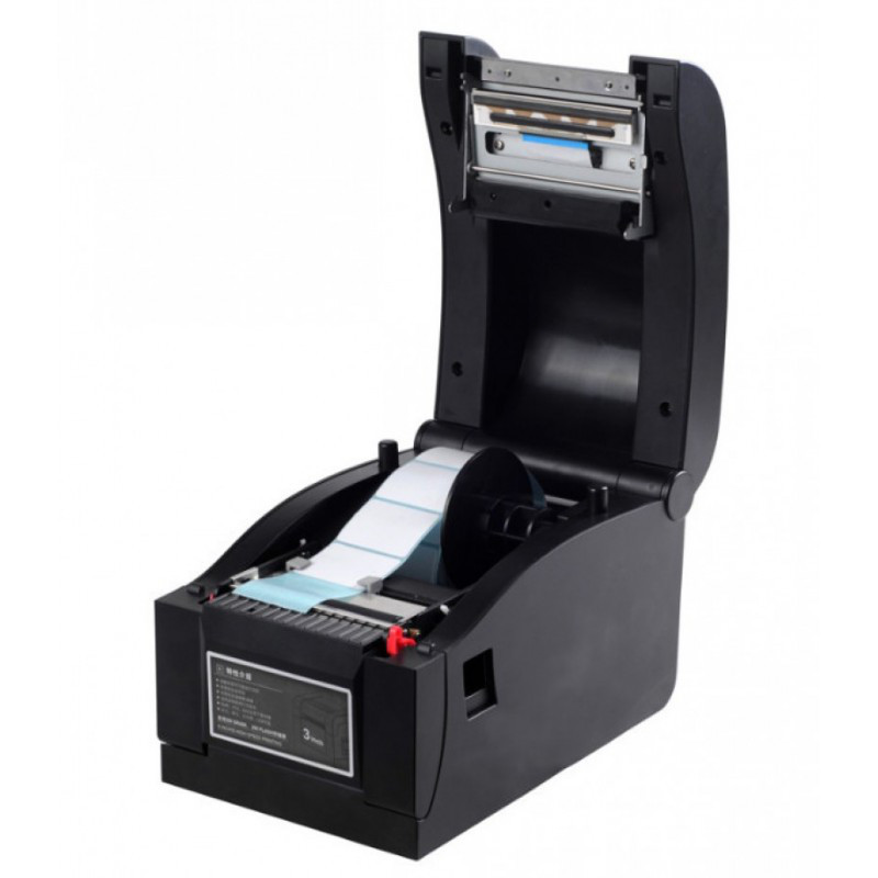 Принтер этикеток чеков 2 в 1 Xprinter XP-350B POS термопринтер чековый для магазинов, бутиков, кафе и др - фото 2 - id-p51544025