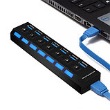 USB 3.0 концентратор ViTi 7 портов. 7PU3A, фото 3