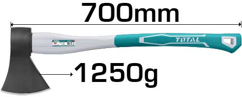 Топор 1250г TOTAL THT7812506