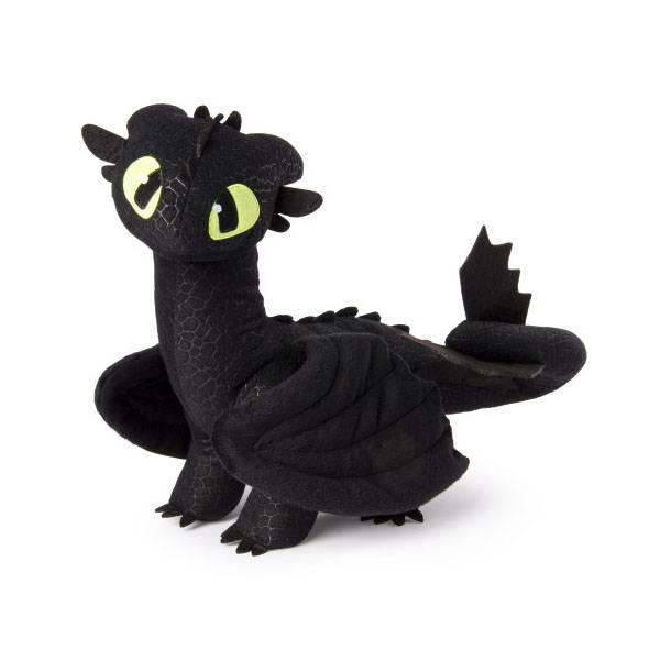 Dragons Игрушка Dragons Плюшевый Беззубик или Ночная Фурия Делюкс