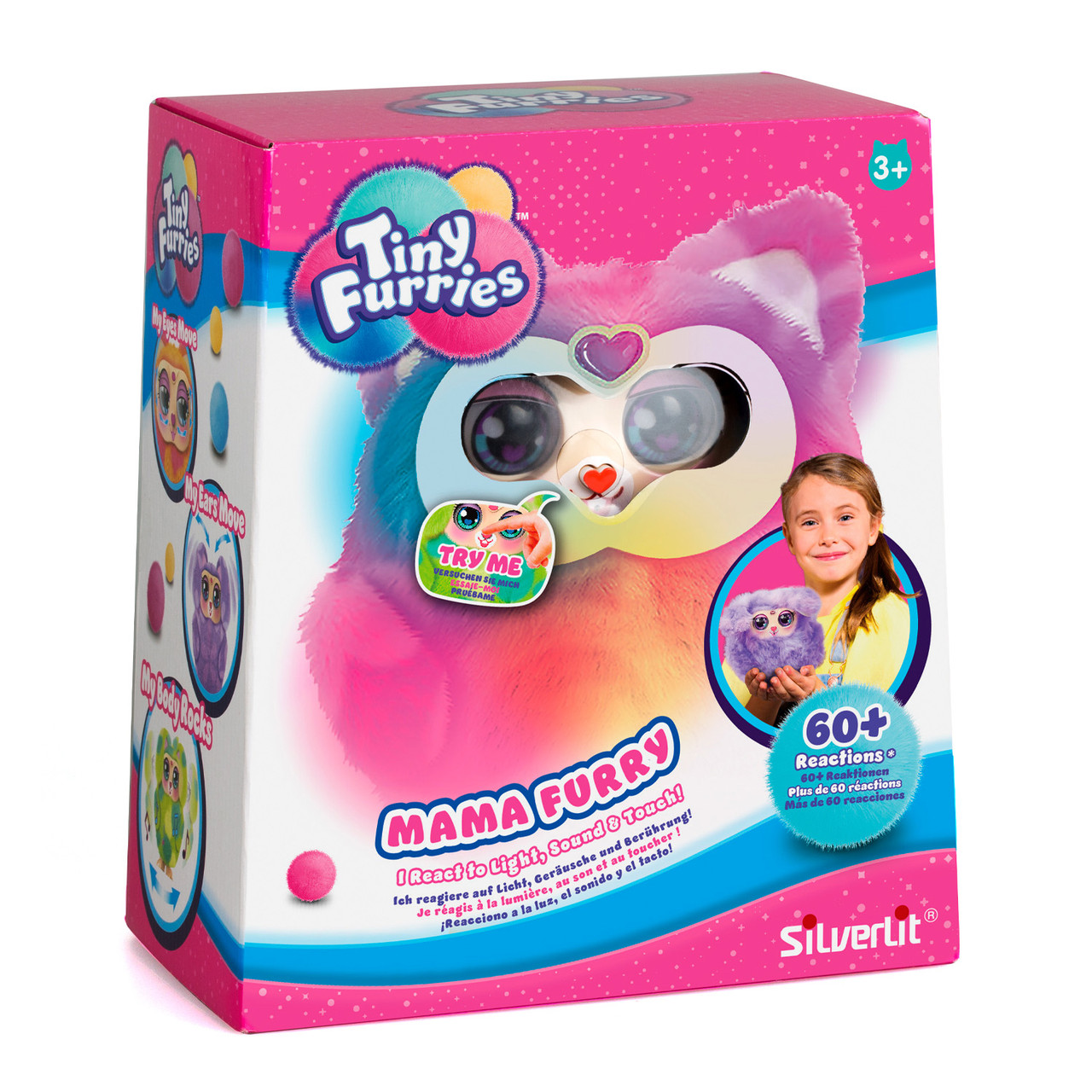 Интерактивная игрушка Mama Tiny Furry Lilac