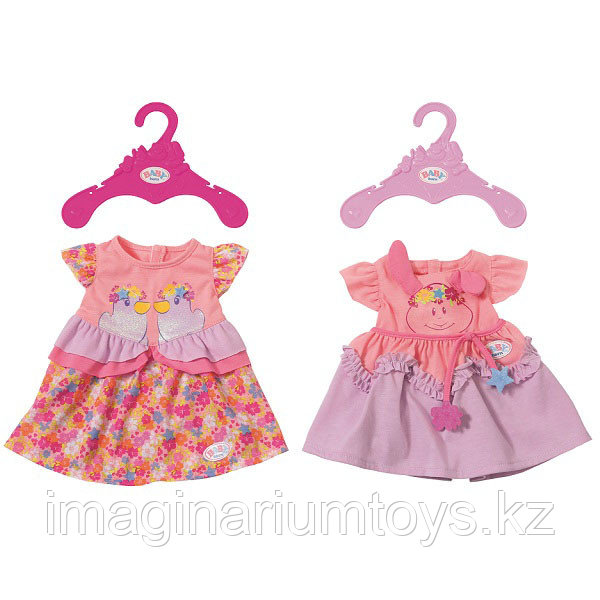 Baby Born одежда "Стильные платья" для куклы Беби Борн 43 см