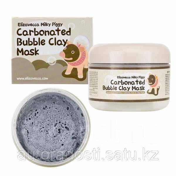 Очищающая глиняно-пузырьковая маска для проблемной кожи Milky Piggy Carbonated Bubble Clay Mask - фото 2 - id-p68952221