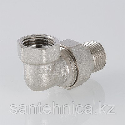 Муфта разъемная американка латунь никель Ду 32 G1 1/4" ВР/НР Valtec VTr.098.N.0007 угловая, фото 2