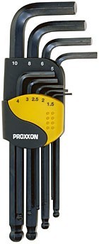 23946 Proxxon Набор шестигранников 9 шт.